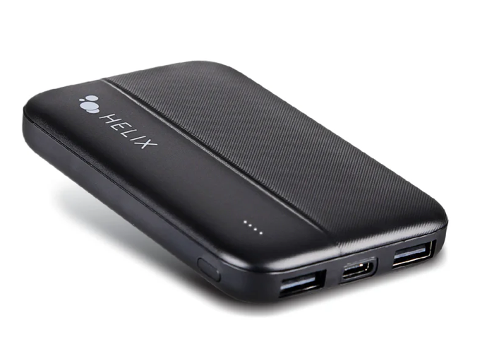 HELIX 5,000 mAh Power Bank with Dual USB-A Ports