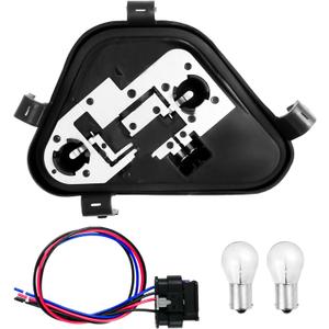 Tail Light Bulb Socket Assembly with Plug Connector and 2 Bulbs Fits for BMW 3-Series 320i 328i 335i M3 Replace 63217313043 Rear Left Driver Side