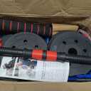 Adjustable-Dumbbells-Sets,Free Weights-Dumbbells Set of 2 Convertible To Barbell A Pair of Lightweight for Home Gym,Women and Men Equipment