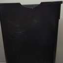 Winco Slender Trash Can, 23-Gallon, Black