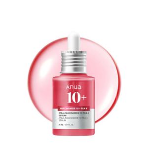 ANUA Niacinamide 10 + TXA 4 Serum, Hyaluronic Acid, Tranexamic acid, Facial Serum for Glass Skin, Clarifying, Radiant Complexion with Natural Color, Korean Skin Care (30ml /1.01 fl.oz)