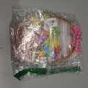 Eaasty 50 Pcs Easter Gift Bags Easter Basket Treat Bags with Handle Resealable Colorful Eggs Floral Bow Plastic Sealing Candy Pouches for Egg Hunt Holiday Party Candy Gift Wrap Supplies Decorations