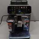 Philips 4400 Series Fully Automatic Espresso Machine  12 Hot & Iced Coffees, Quick-to-Clean LatteGo Milk System, SilentBrew, QuickStart, Ceramic Grinder, Black Chrome (EP4444/90)