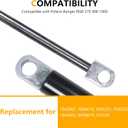 Dump Box Shock Dump Bed Lift Support Compatible with Polaris Ranger RGR 570 900 1000 Cargo Gas Springs Struts Replacement for 7044674 7045352 7043967 7045251 7045663 NP9801P P10181