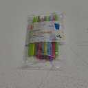 Jacent Plastic Reusable Kids Straws Plus Cleaning Brush, 6 Inch: 24 Straws