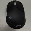 Logitech M720 Triathlon Multi-Device Wireless Mouse, Bluetooth, USB Unifying Receiver, 1000 DPI, 6 Programmable Buttons, 2-Year Battery, Compatible with Laptop, PC, Mac, iPadOS - Black