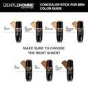 Gentlehomme Men's Concealer Stick with Brush for Dark Circles Eraser, Medium Light