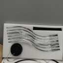 Black Farmhouse Chandelier 32-Inch, 18-Light Dining Room Chandelier, Modern Industrial Candle Chandeliers for Living Room Entryway Foyer E12