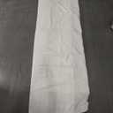 Pure White Curtains for Bedroom Living Room, 2 Panels Set, W50 x L90 Inch