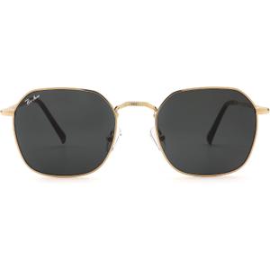 Pro Acme Hexagonal Sunglasses for Women Men, 100% Real Glass Lens Retro Square Trendy Shades