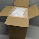 8 Pack Plastic Storage Bins with Bamboo Lids - Stackable Storage Baskets with Handle for Pantry Organizer and Storage, Plastic Containers Bins Lidded Storage Bins for Classroom Office Shelves (Large, White)