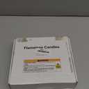 Raycare Flameless Candle with Remote Timer  5 Flickering Acrylic Battery Operated LED Pillar Candles with Embedded Star String for Christmas, Home Decor, and as a Gift(Blue)