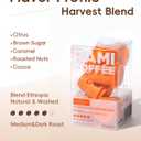 Rami Coffee Cold Brew Freeze Dried Instant Coffee Powder, Medium-Dark Roast 100% Arabica, 6 Portable Single Packets for Home Travel Backpacking Camping (EXP 08/08/25)