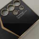 SURITCH for Samsung Galaxy S25 Ultra Phone Case, Magnetic Protective Cover with Camera Cover & Adjustable Metal Kickstand for Galaxy S25 Ultra (2025)-Black