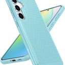 FNTCASE for Samsung Galaxy S24 CaseDual Layer Rugged Protective Phone Cover | Heavy Duty Non-Slip Shockproof Protection Phonecases | Military Grade Drop Proof Bumper Tough - 2024, 6.2inch Teal