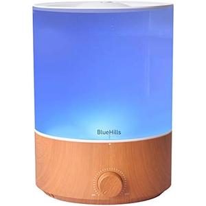 BlueHills Premium 4000 ML XL Essential Oil Diffusers - 70 Hour Run Aromatherapy Diffuser & Air Humidifier Mist for Large Room 7 LED Colors Oil Big Diffuser Essential Oils for Home w/Auto Shut Off E403