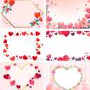 2 x Name Stickers for Gift Wrapping,3 x 2 Inches Self Adhesive Valentine's Tags Stickers to from Lable Tags Personalized Name Tags for Gift Happy Valentine's Day,180 Pcs