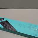 Logitech MK120 Wired Keyboard and Mouse Combo for Windows, Optical Wired Mouse, Full-Size, USB, Compatible with PC, Laptop - Black