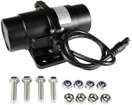 100LBS 12VDC Vibrator Motor for Salt Sand Spreader & Concrete Mixer, High Speed 4500RPM with Mounting Screws