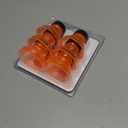 Reusable Soda Can Lids - 6-Pack Spill-Proof, Snap-On Covers for Freshness and Protection, Orange Can Toppers Set of 6