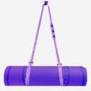 kiido Macrame Yoga Mat Carrying Strap [MAT NOT Included], Hand Woven Multi-Purpose Strap/Carrier (Purple)