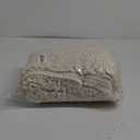 Turquoize Non Slip Shaggy Chenille Microfibers Bathroom Rug Bath Room Mat Extra Long Bath Rug 47 x 17 Kitchen Rugs and Mats, Super Water Absorbent & Soft Washable Bath Rug for Bathroom, Ivory