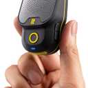 Rythflo Wearable Bluetooth V5.3 Speaker, 30H Working Time Clip-On Wireless Jobsite Water-Resistant TWS Portable Speaker, IPX7 Waterproof, Built-in ENC Mic for Hands-Free Music/Calls (Yellow)