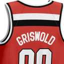 Griswold Moose Youth Clark #00 Basketball Jersey  X-Mas Vacation Stitched Letters & Numbers, Fan Apparel, Kids S to XL (L)