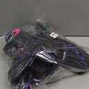 2PM SPORTS Vinal Girls Adjustable Flashing Inline Skates, All Wheels Light Up, Fun Illuminating Skates for Kids Men Adult Women and Boys (Medium - Big Kid (1-4 US), Violet & Magenta)