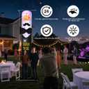 10FT Extra Large Column Bachelor Party Inflatable Decoration with LED Lights, Suitable for Outdoor use, Yards, Lawns, and Walkways for Bachelor Parties.