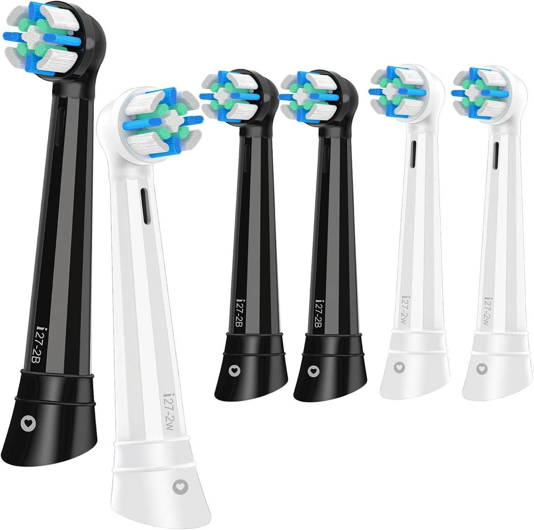 Replacement Heads Compatible with Oral B iO 3 4 5 6 7 8 9 10 Series Electric Toothbrush,6PCS