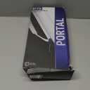 Orzly Carry Case designed for Playstation Portal remote player for PS5 Console holds accessories, Travel and Storage Protection for headset charger and more BLACK/WHITE - Gift box edition