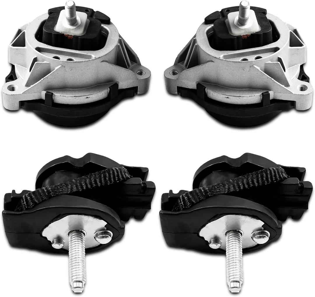 Engine and Transmission Mount Kit Compatible with BMW 228i 320i 328d 328i 330e 330i 335i 340i 428i 435i 440i M2 M235i M240i Engine Motor Mount Set, A4086 A4082 A4083