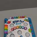 Chuckle & Roar Pop It! Book: Colors  Interactive Sensory Learning Book with Bilingual English & Spanish Play, Grow-with-Me Modes, Quiet Mode, Color Learning Toy for Toddlers Ages 14+