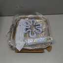 CAROTE 10 Inch Titanium Reinforced Nonstick Grill Pans for Steak, Non-Stick Grill Pans Sets with Detachable Handle, PFOS, PFOA Free, Gas & Induction Safe, All Stovetops Compatible, Blue