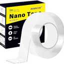 Double Sided Heavy Duty Extra Strong Adhesive Tape -Indoor/Outdoor General Purpose Nano Tape for Securing Picture Frames, Carpets. - Reusable and Without Leaving Adhesive Marks (1.18 inches x 10 feet)