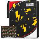 Trading Card Binder 9 Pocket,Card Binder 900 Pockets,Card Book Holder Cards with 50 Removable Sleeves,3-Ring Zip Design MTG/TCG/Sport Collectible Trading Card Albums Gifts for Boys and Girls (Black)