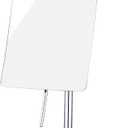 DOWRY 5X Tabletop Magnifying Makeup Mirror Adjustable Rectangular Vanity Mirror for Bedroom 304 Stainless Steel Gifts for Women Wife Mom Teengirls Mothers Day Polished Chrome