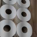 AmazonCommercial 2-Ply White Jumbo Roll Toilet Paper, 9 in, Septic Safe, Compatible with Universal Dispensers, FSC Certified, 1000 Feet Per Roll (Pack of 12)