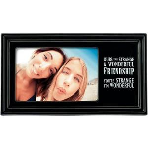 Grasslands Road "Friends Ceramic Frame, Black, 4 by 6-Inch