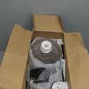 RIZZARI Dog Food Water Dispenser: 7L Automatic Black Large Stainless Steel Waterer with Filter - Gravity Water Feeder - Healthy Hydration for Pets Indoors Outdoors