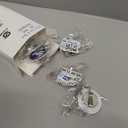 Suncalla 9 Pcs Anesthesia Badge Reel Gifts CRNA Retractable ID Badge Holder Acrylic Anesthesiology Week Gift for Hospital Anesthetist Doctor Anesthesiologist ICU Nurse Resident Surgical Tech