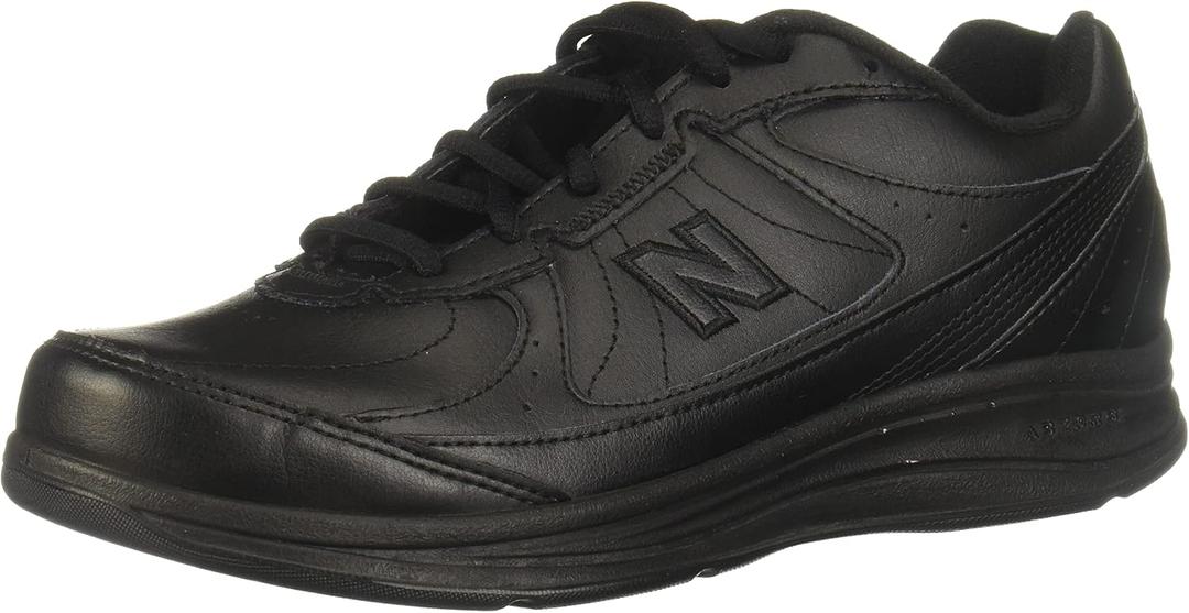 New Balance Women's 577 V1 Lace-up Shoe, Black, 10 Wide