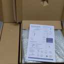 Veken 10" Luxurious Rain Shower Head with Handheld, High Pressure Rainfall Shower Heads wih Extension Arm, Wide Dual Showerhead with Spray Combo, Bathroom Accessories, Chrome, Silver