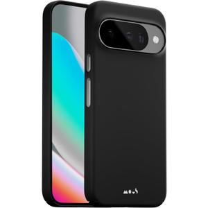 Mous for Google Pixel 10/10 Pro (2025) Case, Compatible with Qi2 MagSafe and Pixelsnap - Super Thin - Anti-Scratch Protective Phone Cover- Black