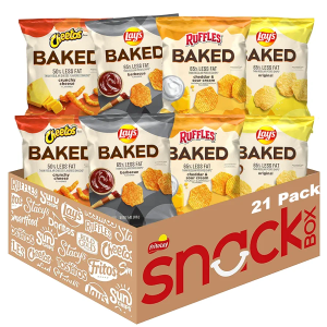 Frito-Lay Baked Variety Pack, 0.875 Ounce Snack Bags (Pack of 21), Best By: 07/29/25