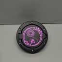 Black Gas Cap Cover Fuel Filler Door Cover Compatible with 2007-2017 Wrangler JK JKU 2/4-DOOR(NOT FOR 2018+ JL MODELS)