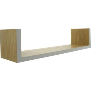 Wall Shelves, Set of 3, Wall Mounted Floating Shelves for Decorations, U-Shaped Vintage Style Living Room Bedroom Office