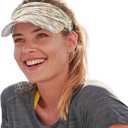 Women Sun Sport Visor Hats for Running,Tennis,Golf - Adjustable & Lightweight (V206-yellow)