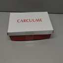 Carcuume Women's Strappy Platform Heeled Sandal,NATRACY-BLACK PU-6.5 (Black)